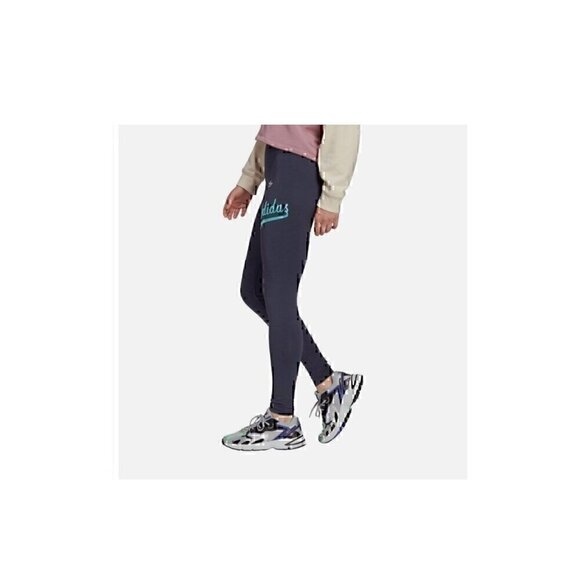 ADIDAS NWT WOMENS MID-RISE TIGHT FIT, FULL LENGTH STYLE, 93% COTTON, XSMALL - Picture 4 of 12